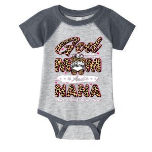 God Gifted Me Two Titles Mom And Nana Infant Baby Jersey Bodysuit