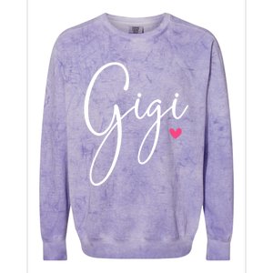 Gigi Grandma MotherS Day Christmas Gift Colorblast Crewneck Sweatshirt