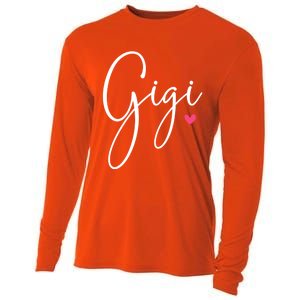 Gigi Grandma MotherS Day Christmas Gift Cooling Performance Long Sleeve Crew