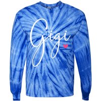 Gigi Grandma MotherS Day Christmas Gift Tie-Dye Long Sleeve Shirt