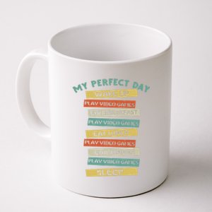 Gamer Gaming My Perfect Day Video Games Gift Coffee Mug