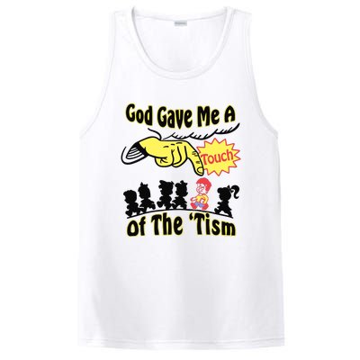 God Gave Me A Touch Of The Tism PosiCharge Competitor Tank