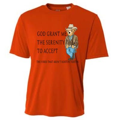 God Grant Me The Serenity To Accept The Vibes That Aren’t Cooling Performance Crew T-Shirt