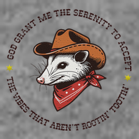God Grant Me The Serenity Accept Vibes ArenT Rootin Tootin 7-Panel Snapback Hat