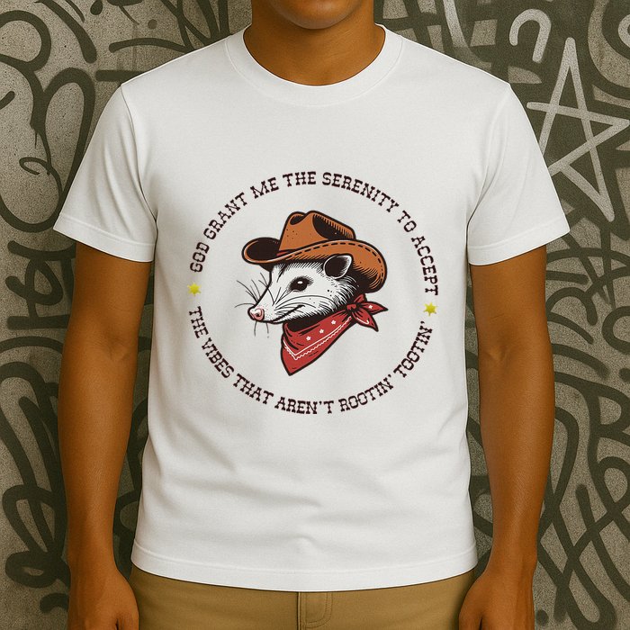 God Grant Me The Serenity Accept Vibes ArenT Rootin Tootin T-Shirt