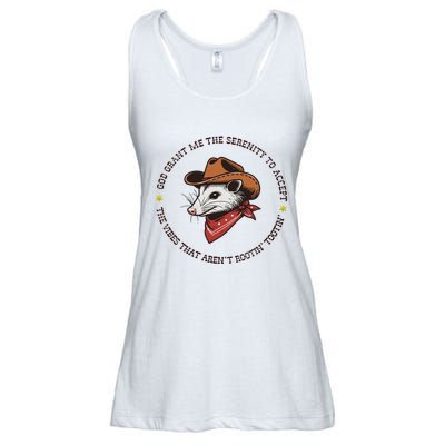 God Grant Me The Serenity Accept Vibes ArenT Rootin Tootin Ladies Essential Flowy Tank