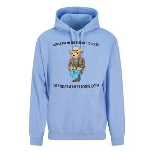 God Grant Me The Serenity To Accept The Vibes That Aren’t Rootin Tootin Unisex Surf Hoodie