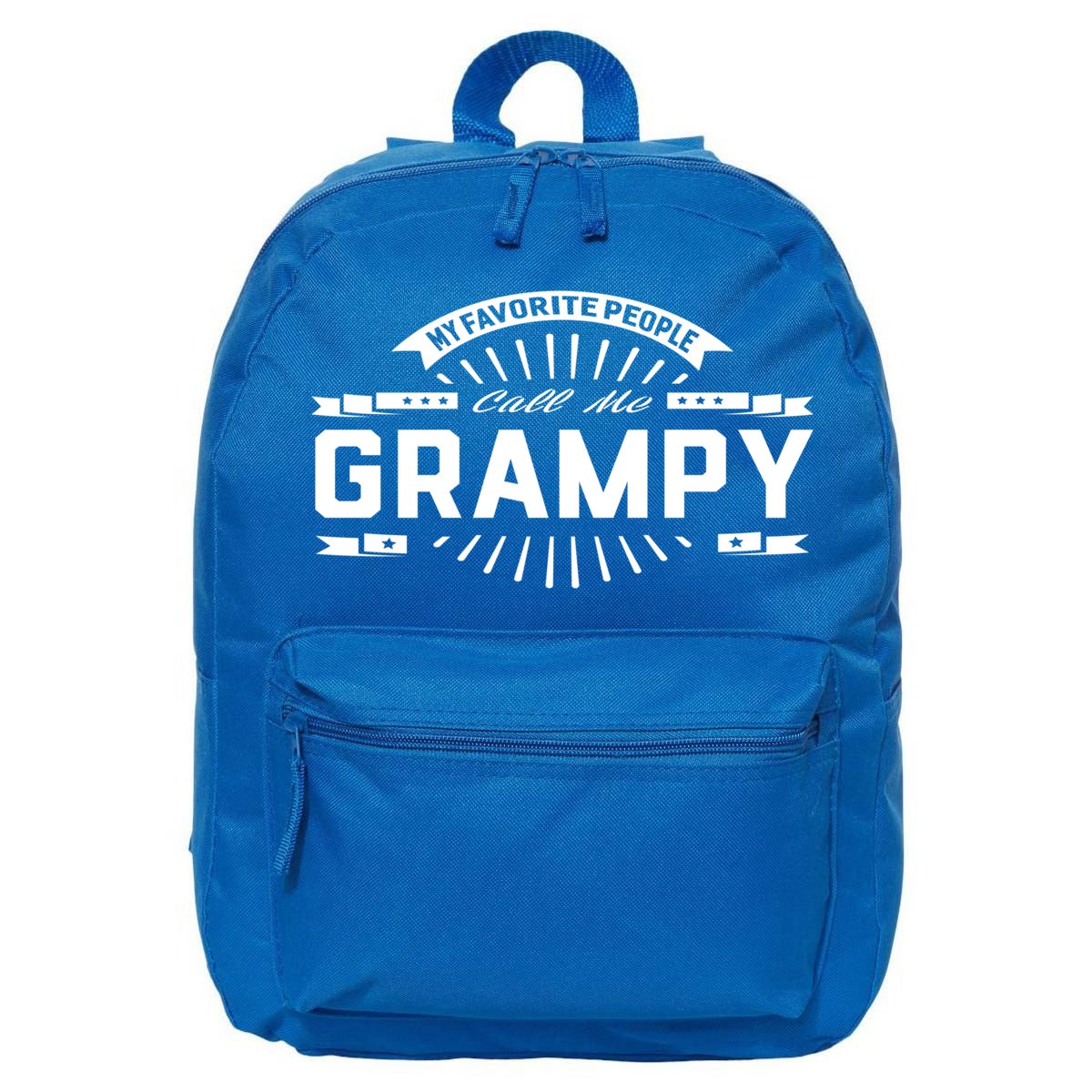 Grampy Grandpa My Favorite People Call Me Grampy Gift Cool Gift 16 in Basic Backpack