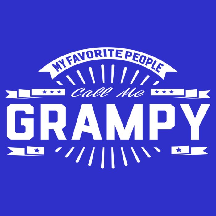 Grampy Grandpa My Favorite People Call Me Grampy Gift Cool Gift 16 in Basic Backpack