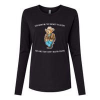 God Grant Me The Serenity To Accept The Vibes That Aren’t Rootin Tootin Womens Cotton Relaxed Long Sleeve T-Shirt