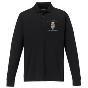 God Grant Me The Serenity To Accept The Vibes That Aren’t Rootin Tootin Performance Long Sleeve Polo