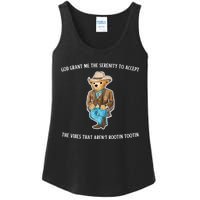 God Grant Me The Serenity To Accept The Vibes That Aren’t Rootin Tootin Ladies Essential Tank