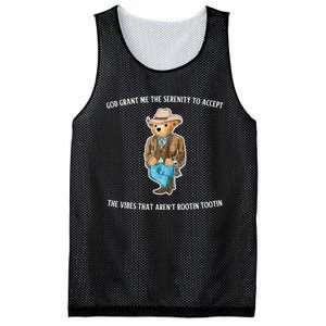 God Grant Me The Serenity To Accept The Vibes That Aren’t Rootin Tootin Mesh Reversible Basketball Jersey Tank