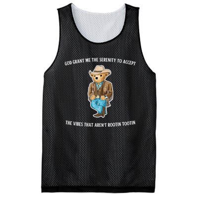 God Grant Me The Serenity To Accept The Vibes That Aren’t Rootin Tootin Mesh Reversible Basketball Jersey Tank