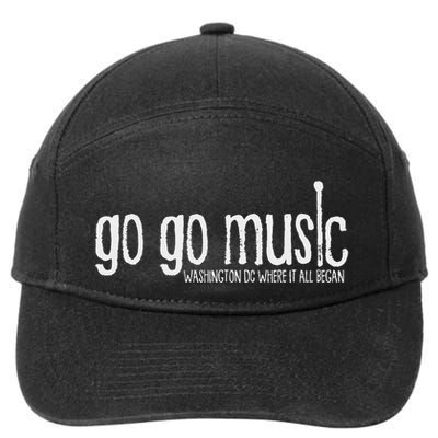 Go Go Music Washington Dc 7-Panel Snapback Hat