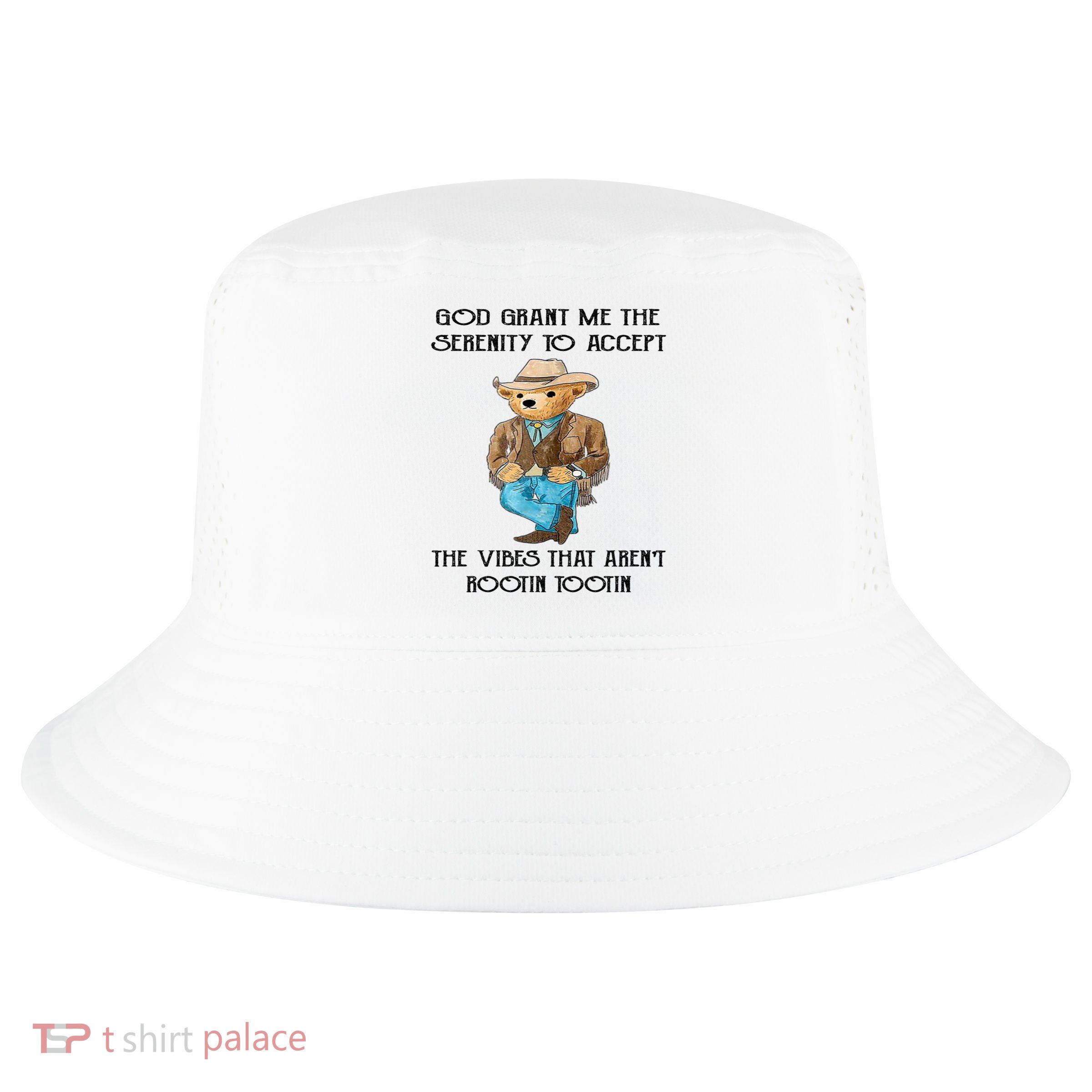 God Grant Me The Serenity To Accept The Vibes Cool Comfort Performance Bucket Hat