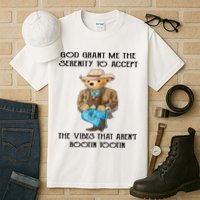 God Grant Me The Serenity To Accept The Vibes Tall T-Shirt