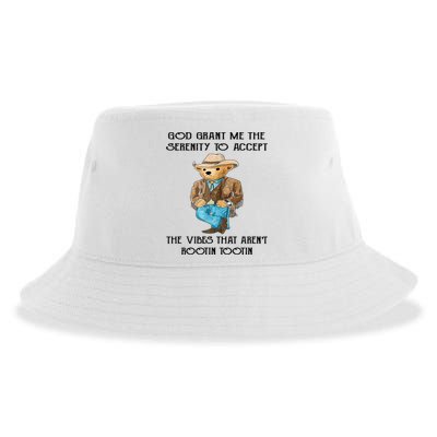 God Grant Me The Serenity To Accept The Vibes Sustainable Bucket Hat