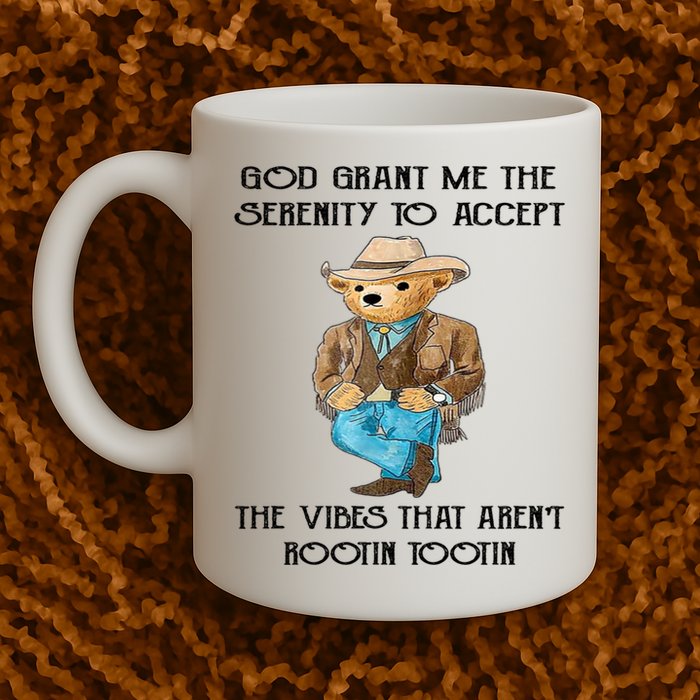 God Grant Me The Serenity To Accept The Vibes Mug