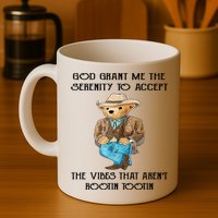 God Grant Me The Serenity To Accept The Vibes Mug