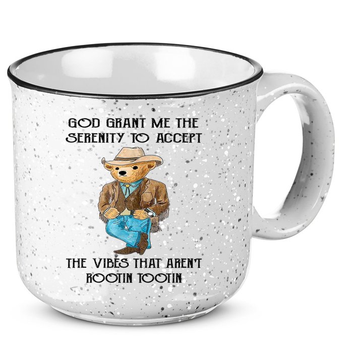 God Grant Me The Serenity To Accept The Vibes 15oz Campfire Ceramic Mug