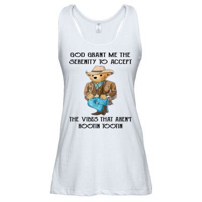 God Grant Me The Serenity To Accept The Vibes Ladies Essential Flowy Tank