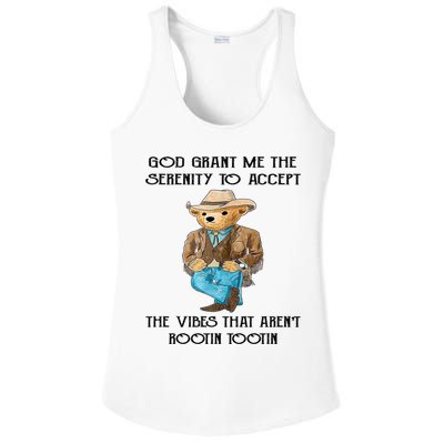God Grant Me The Serenity To Accept The Vibes Ladies PosiCharge Competitor Racerback Tank
