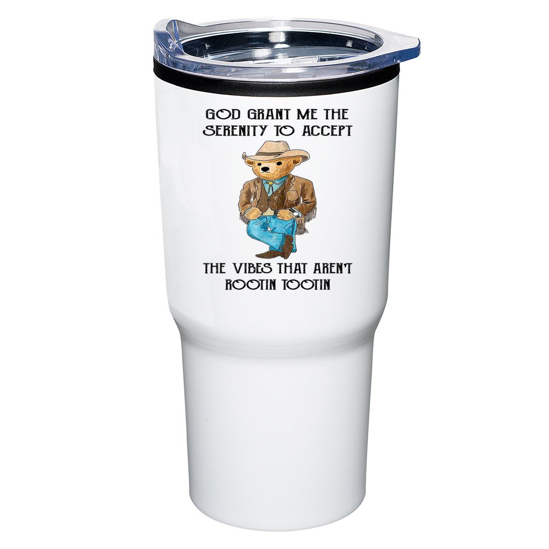 God Grant Me The Serenity To Accept The Vibes Tumbler