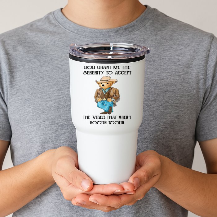 God Grant Me The Serenity To Accept The Vibes Tumbler