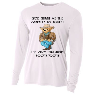 God Grant Me The Serenity To Accept The Vibes Cooling Performance Long Sleeve Crew