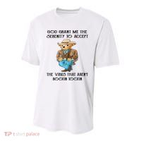 God Grant Me The Serenity To Accept The Vibes Youth Performance Sprint T-Shirt