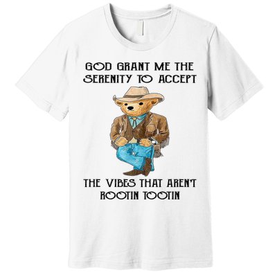 God Grant Me The Serenity To Accept The Vibes Premium T-Shirt
