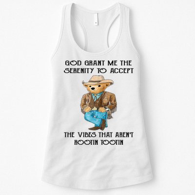 God Grant Me The Serenity To Accept The Vibes Womens Tank Top