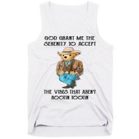 God Grant Me The Serenity To Accept The Vibes Tank Top