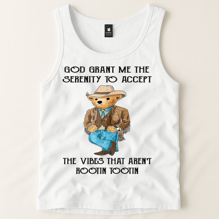 God Grant Me The Serenity To Accept The Vibes Tank Top