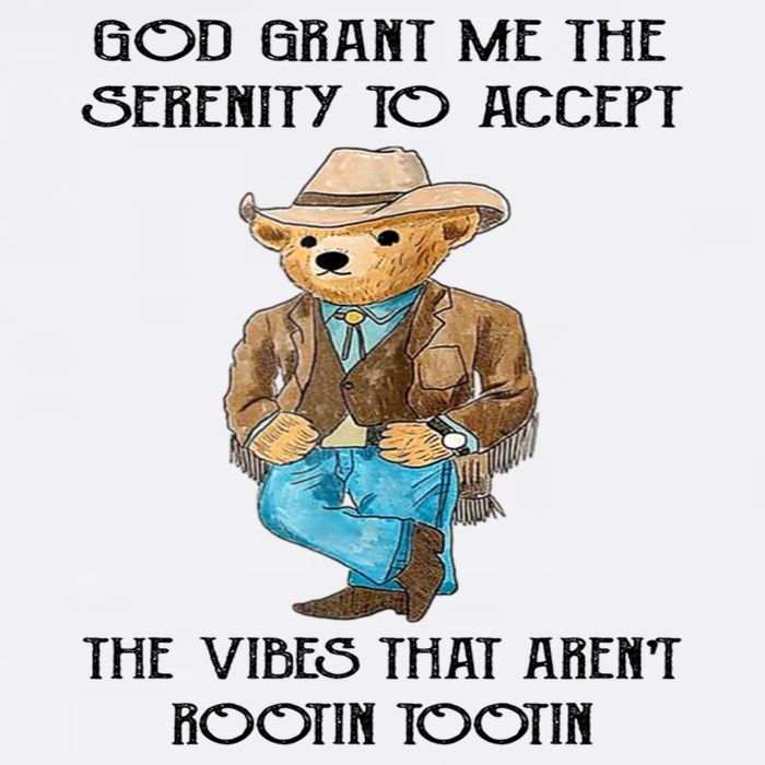 God Grant Me The Serenity To Accept The Vibes Tank Top