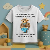 God Grant Me The Serenity To Accept The Vibes Toddler T-Shirt