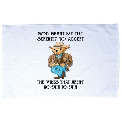 God Grant Me The Serenity To Accept The Vibes Microfiber Hand Towel