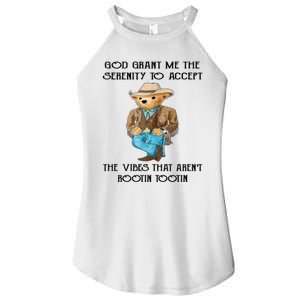 God Grant Me The Serenity To Accept The Vibes Women’s Perfect Tri Rocker Tank