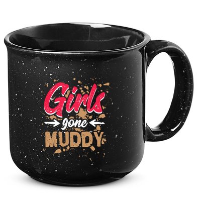 Girl Gone Muddy Mud Runs For Wo Mud Running Team 15oz Campfire Ceramic Mug