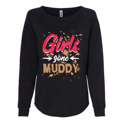 Girl Gone Muddy Mud Runs For Wo Mud Running Team Womens California Wash Sweatshirt