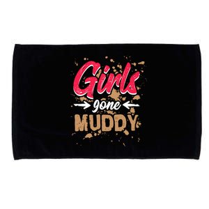 Girl Gone Muddy Mud Runs For Wo Mud Running Team Microfiber Hand Towel