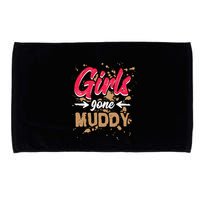 Girl Gone Muddy Mud Runs For Wo Mud Running Team Microfiber Hand Towel