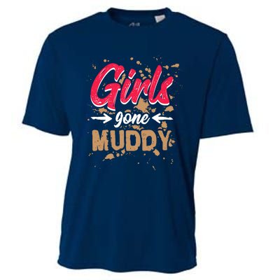 Girl Gone Muddy Mud Runs For Wo Mud Running Team Cooling Performance Crew T-Shirt