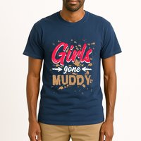 Girl Gone Muddy Mud Runs For Wo Mud Running Team Tall T-Shirt