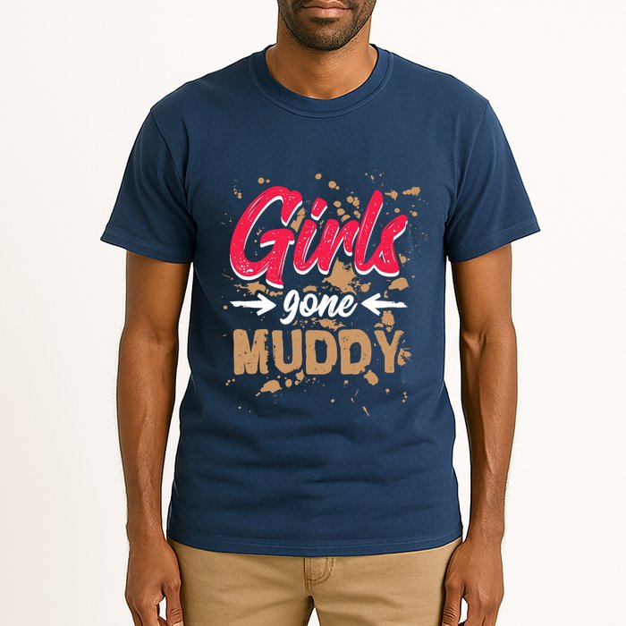 Girl Gone Muddy Mud Runs For Wo Mud Running Team Tall T-Shirt