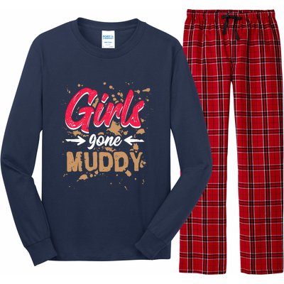 Girl Gone Muddy Mud Runs For Wo Mud Running Team Long Sleeve Pajama Set