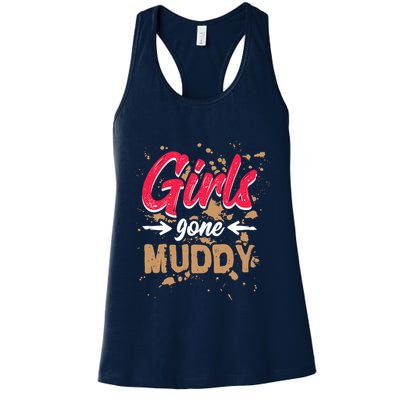 Girl Gone Muddy Mud Runs For Wo Mud Running Team Womens Tank Top