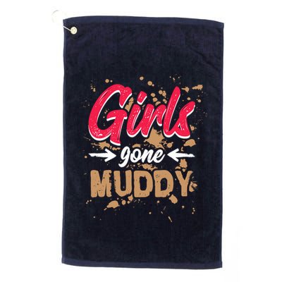 Girl Gone Muddy Mud Runs For Wo Mud Running Team Golf Towel