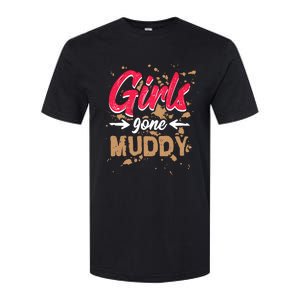 Girl Gone Muddy Mud Runs For Wo Mud Running Team Softstyle CVC T-Shirt